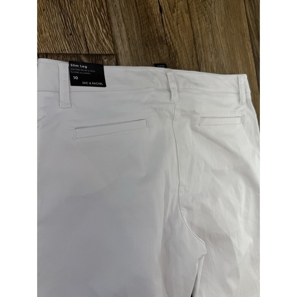 NEW ZAC & RACHAEL Women's Jeans White Size 10 - Picture 13 of 15